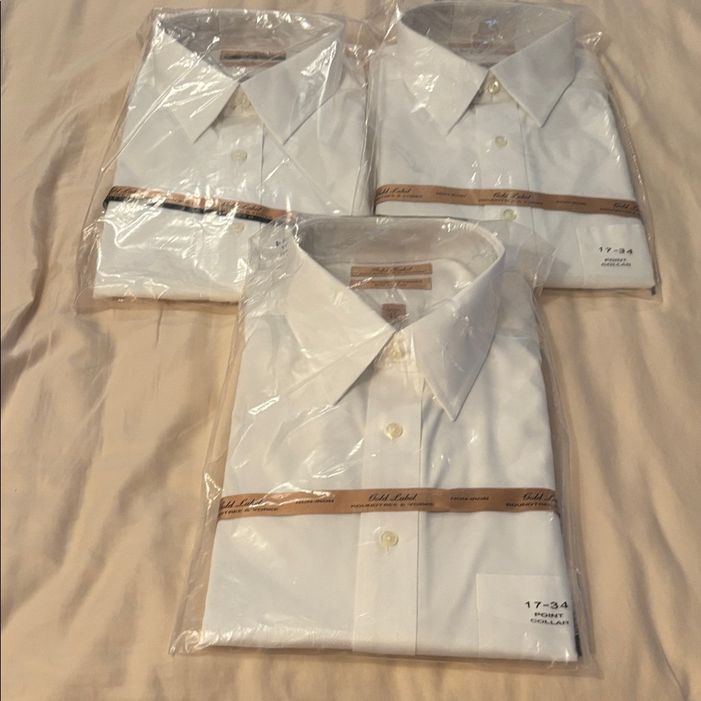 Roundtree & Yorke White Dress Shirt
